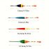 10 Bucăți Plute de Dimensiuni Mixte