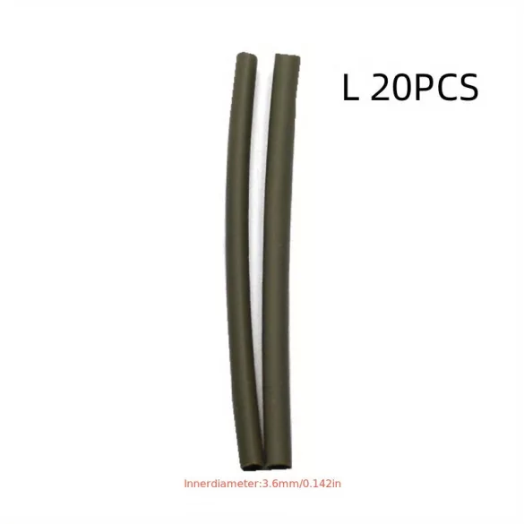 Tub termocontractabil din silicon mat durabil pentru pescuit la crap