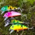 4 bucăți momeală crankbait Sougayilang