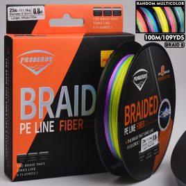 PROBEROS Fir de pescuit împletit super rezistent cu 8 fire