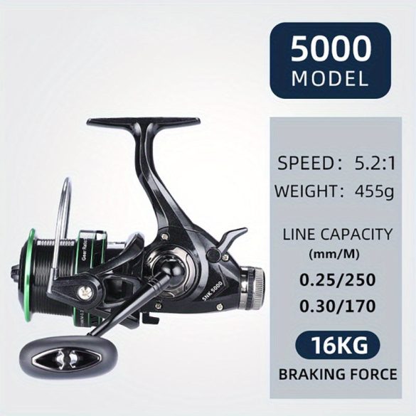 Mulineta de pescuit crap cu frână dublă superputernică