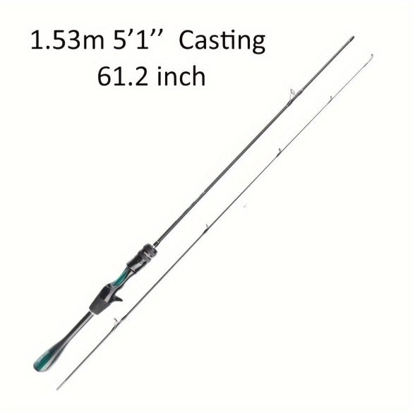Ultraușor Crappie Panfish Undiță cu Mâner Conic, Carbon Fishing UL Lansetă