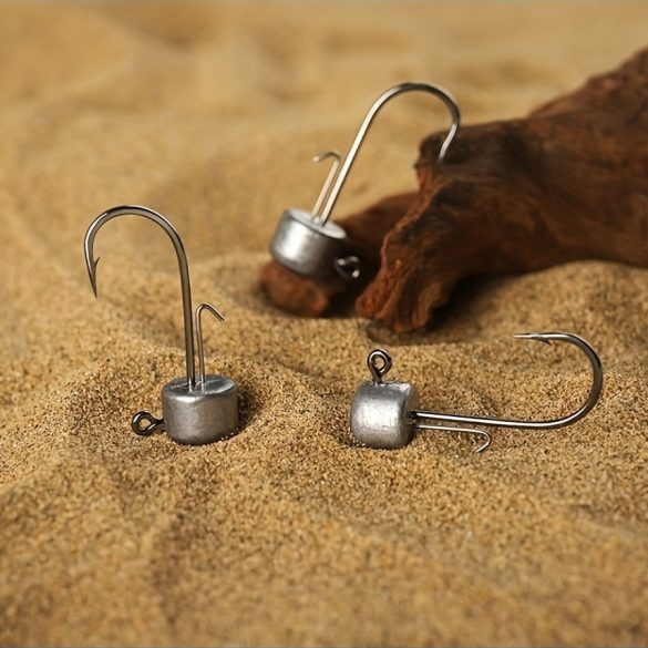 10 cârlige pentru pescuit cu cârlige cu vârfuri Ned Hooks