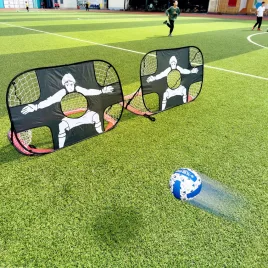 Plasă de antrenament fotbal portabilă și ușor de montat