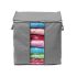 Geantă de Depozitare Gri – Cutie Practică cu Fermuar pentru Haine și Lenjerie