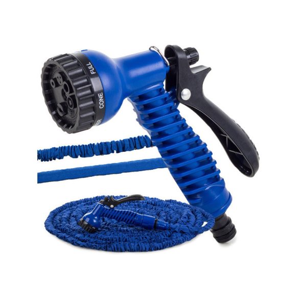 Furtun de grădină 4-8m x-hose cu cap de udare - Furtun flexibil pentru irigare, stropirea grădinii, durabil.