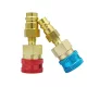 Set adaptor rapid R1234Yf, adaptor tub R1234Yf–R134A pentru presiune înaltă și joasă
