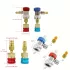 Set adaptor rapid R1234Yf, adaptor tub R1234Yf–R134A pentru presiune înaltă și joasă