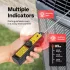 Detector de scurgeri de agent frigorific pentru gaze R134a, R410a, R22, R1234yf, CFC, HCFC, HFC și HFO, cu indicator LED