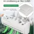 10 buc filtre electrostatice de aer N95 pentru climatizoare montate pe perete, pentru filtrarea PM2
