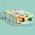 Set de construcție mini serie adorabilă de animale de companie 10 în 1, combinabil în 10 modele mici sau 1 model mare Turcoaz