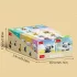 Set de construcție mini serie adorabilă de animale de companie 10 în 1, combinabil în 10 modele mici sau 1 model mare Turcoaz