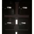 10 etichete digitale reflectorizante de noapte, folie autoadezivă pentru numere de ușă, decor de cameră, decorațiune de grădină, 8 cm
