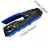 Set de 50 buc. clește RJ45 cu tester de cablu și tăietor - pentru Ethernet Cat5e/Cat5/Cat6