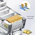 100 buc. conector RJ45 Cat6, capăt de cablu Ethernet placat cu aur, conector modular 8P8C