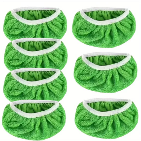 Set de 7 rezerve reutilizabile pentru mop, lavabile, durabile, pentru utilizare umedă și uscată