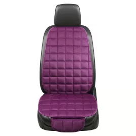   Set 2 perne pentru scaun auto cu husă din pluș moale, buzunare de depozitare și spumă cu memorie Bej