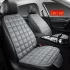 Set 2 perne pentru scaun auto cu husă din pluș moale, buzunare de depozitare și spumă cu memorie Bej