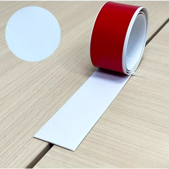 Bandă adezivă de 5,1 cm lățime pentru îmbinarea și separarea pardoselilor laminate și din vinil, cu model de fibră lemnoasă Maro fibră lemnoasă