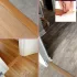Bandă adezivă de 5,1 cm lățime pentru îmbinarea și separarea pardoselilor laminate și din vinil, cu model de fibră lemnoasă Maro fibră lemnoasă