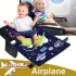 Suport pentru picioare avion copii, extensie scaun avion pentru călătorii Cer albastru înstelat