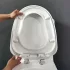 Set de 13 balamale din oțel inoxidabil pentru capac WC, cu garnituri netextile și șuruburi - Set