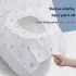 20 protecții de unică folosință pentru colacul de WC, model iepuraș