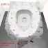20 protecții de unică folosință pentru colacul de WC, model iepuraș
