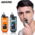 WEEME aparat de tuns părul din urechi și nas cu USB, ecran LCD, acumulator reîncărcabil Negru