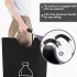 Coș de reciclare extra mare 115 l pentru acasă, negru, XL