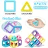Set de 40 cuburi magnetice, joc educativ STEM pentru copii, culori/stiluri aleatorii