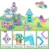 Set de 40 cuburi magnetice, joc educativ STEM pentru copii, culori/stiluri aleatorii