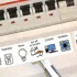 70 buc/set etichete autocolante pentru întrerupător electric - material PVC pentru identificare acasă