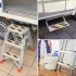 16 benzi antiderapante pentru trepte exterioare, 4 × 33 cm, pentru scări interioare/exterioare și bărci Negru și galben