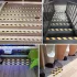 16 benzi antiderapante pentru trepte exterioare, 4 × 33 cm, pentru scări interioare/exterioare și bărci Negru și galben