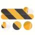16 benzi antiderapante pentru trepte exterioare, 4 × 33 cm, pentru scări interioare/exterioare și bărci Negru și galben