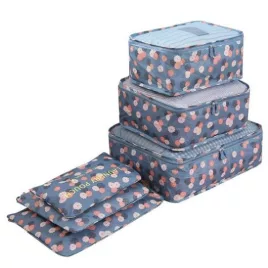 Set organizator pentru valiză, 6 piese