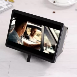 Lupă telescopică pentru ecran de telefon mobil - Negru