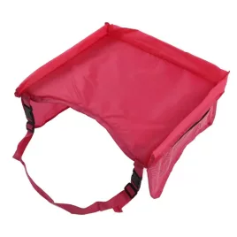 Tavă auto atașabilă la scaunul pentru copii, roșie