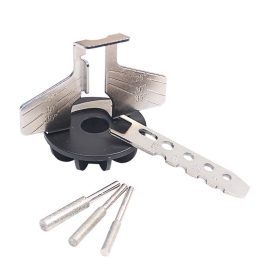   Set de ascuțire lanț, kit adaptor ascuțitor pentru fierăstrău cu lanț pentru multitool