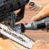 Set de ascuțire lanț, kit adaptor ascuțitor pentru fierăstrău cu lanț pentru multitool