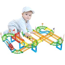 Pistă auto magică, construită