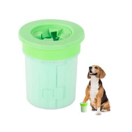   Pahar de curățare lăbuțe câini mic, silicon, perie de curățare, curățare cățeluș, curățare pernuțe, îngrijire animale, accesoriu cățeluș