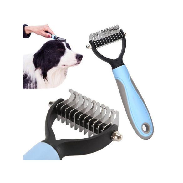 Trimmer pieptene pentru îndepărtarea părului de câine și pisică - îngrijirea blănii animalelor de companie, perie de blană, pieptene de descurcare