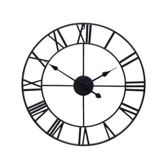 Ceas de perete vintage retro loft 3D Roma 50cm