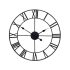 Ceas de perete vintage retro loft 3D Roma 50cm