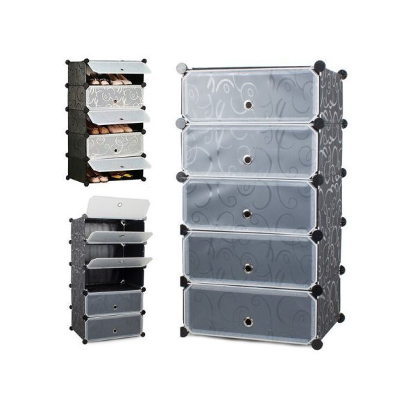 Dulap modular pentru încălțăminte, 5 niveluri