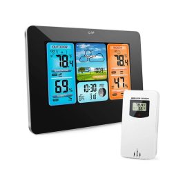 Stație meteo wireless cu higrometru pentru recepție DCF