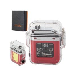   Brichetă electrică cu plasmă, reîncărcabilă USB, cu lampă LED