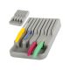 Set de cuțite cu organizator cu 9 compartimente - accesorii practice pentru bucătărie, organizator de sertare, depozitare în bucătărie